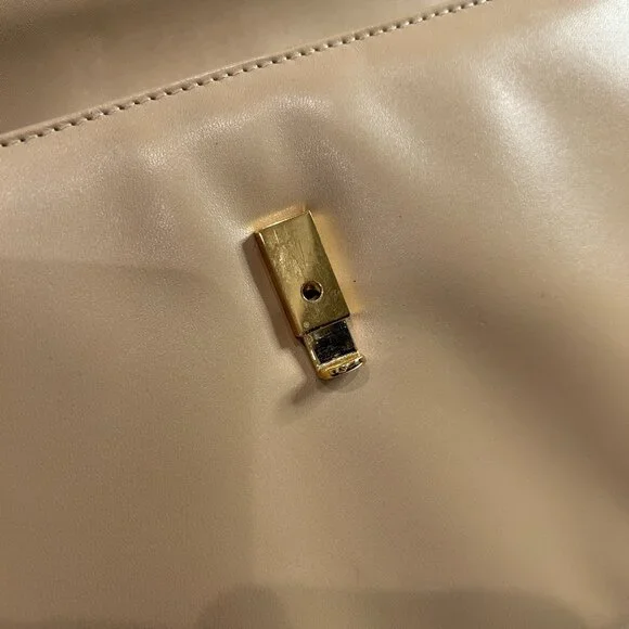 【6MK】Givenchy Beige Leather Handbag sku#85257 (gently used) - Picture 13 of 16